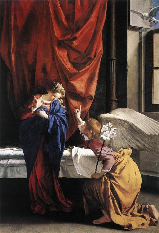 GENTILESCHI, Orazio Annunciation seyh china oil painting image